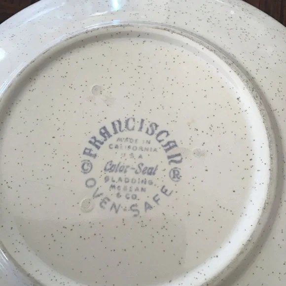 Vintage Franciscan Starburst Coffee Tea Saucer Plate - Picture 3 of 3